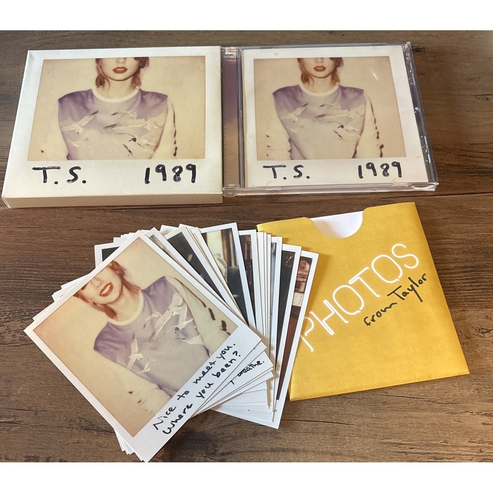 Taylor Swift 1989 CD 2014 with Polaroids #1-13‎ Slipcover T Swift BMRBD0500A